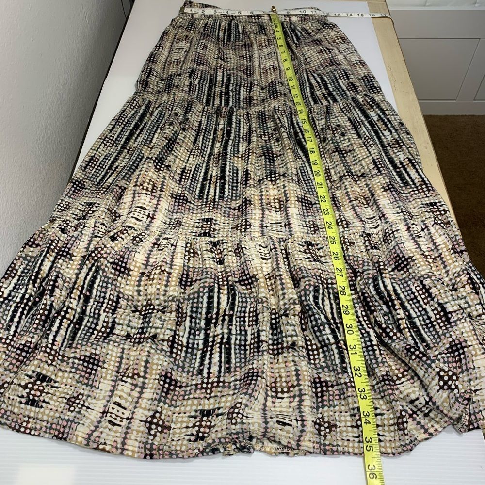 Solitaire Tiered Ruffle Maxi Skirt - Size Small - Picture 6 of 10